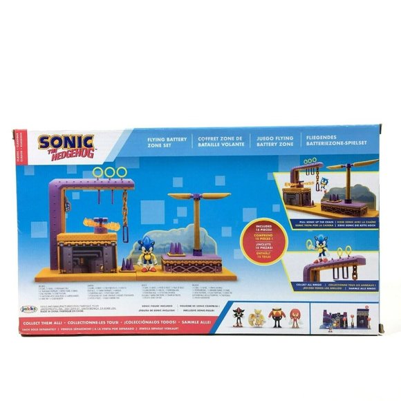 Sonic The Hedgehog Flying Battery Zone Interactive Playset With Figure - Picture 4 of 8
